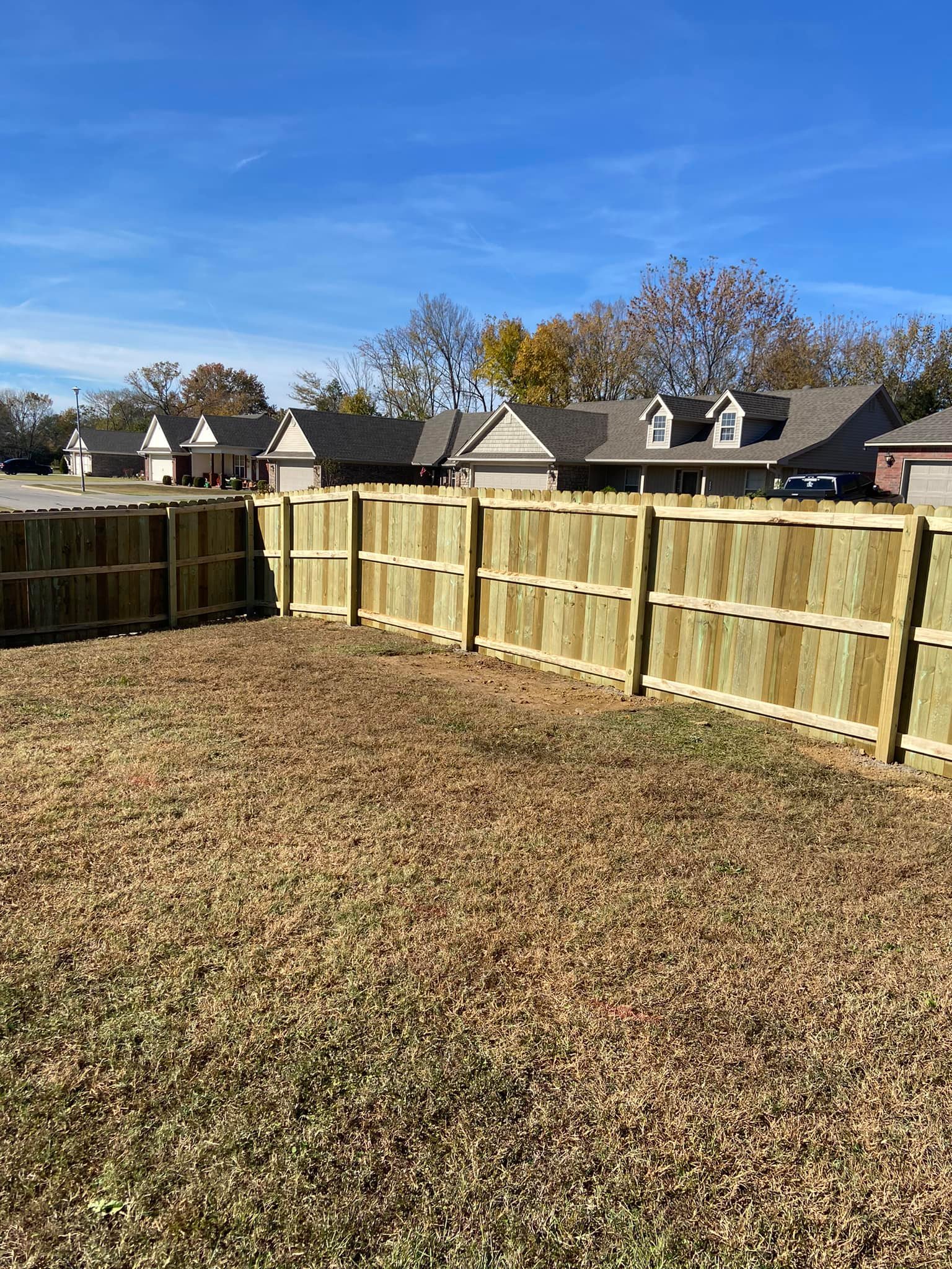 Wood Fence Installation