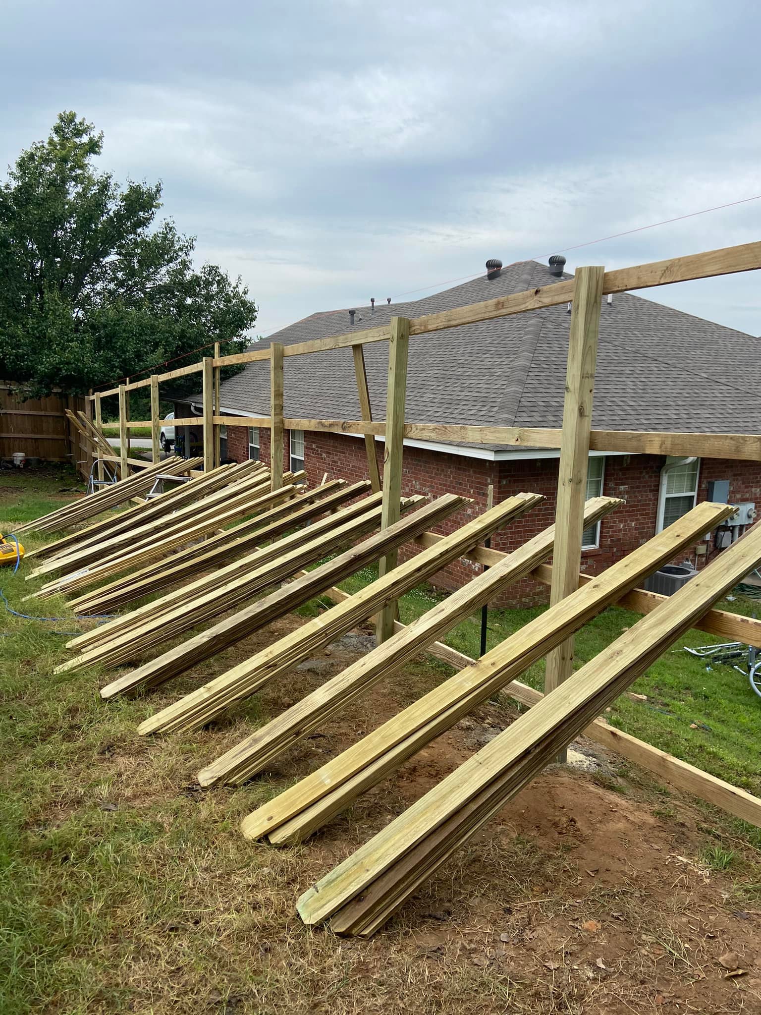 Wood Fence Installation