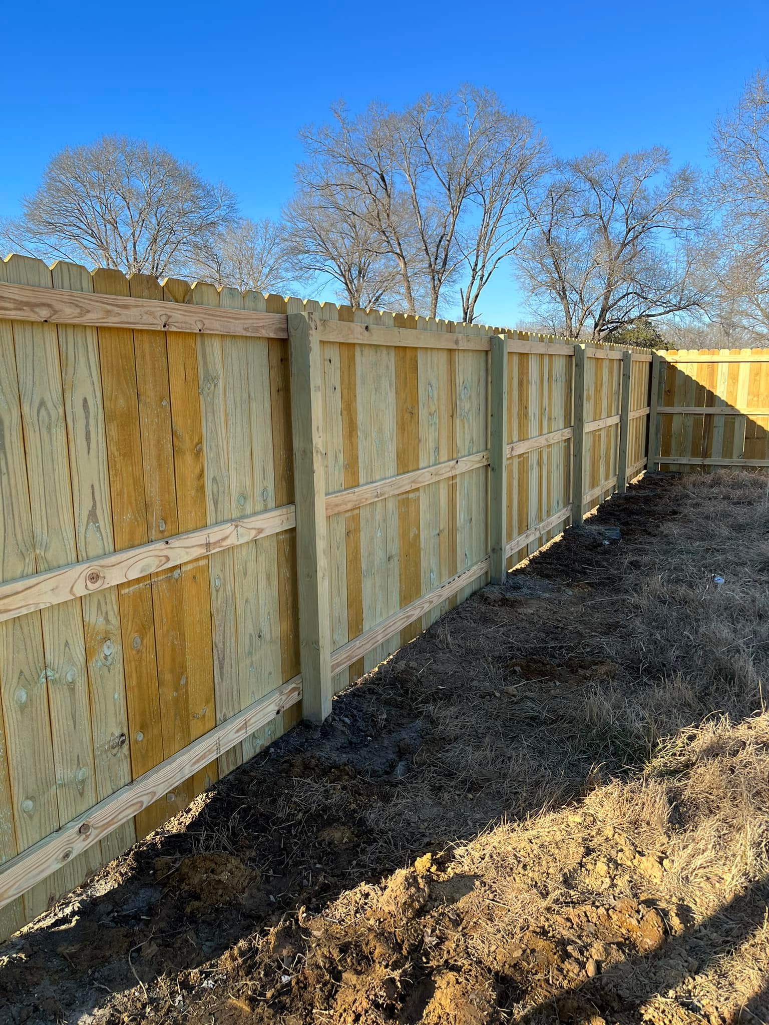 Wood Fence Installation