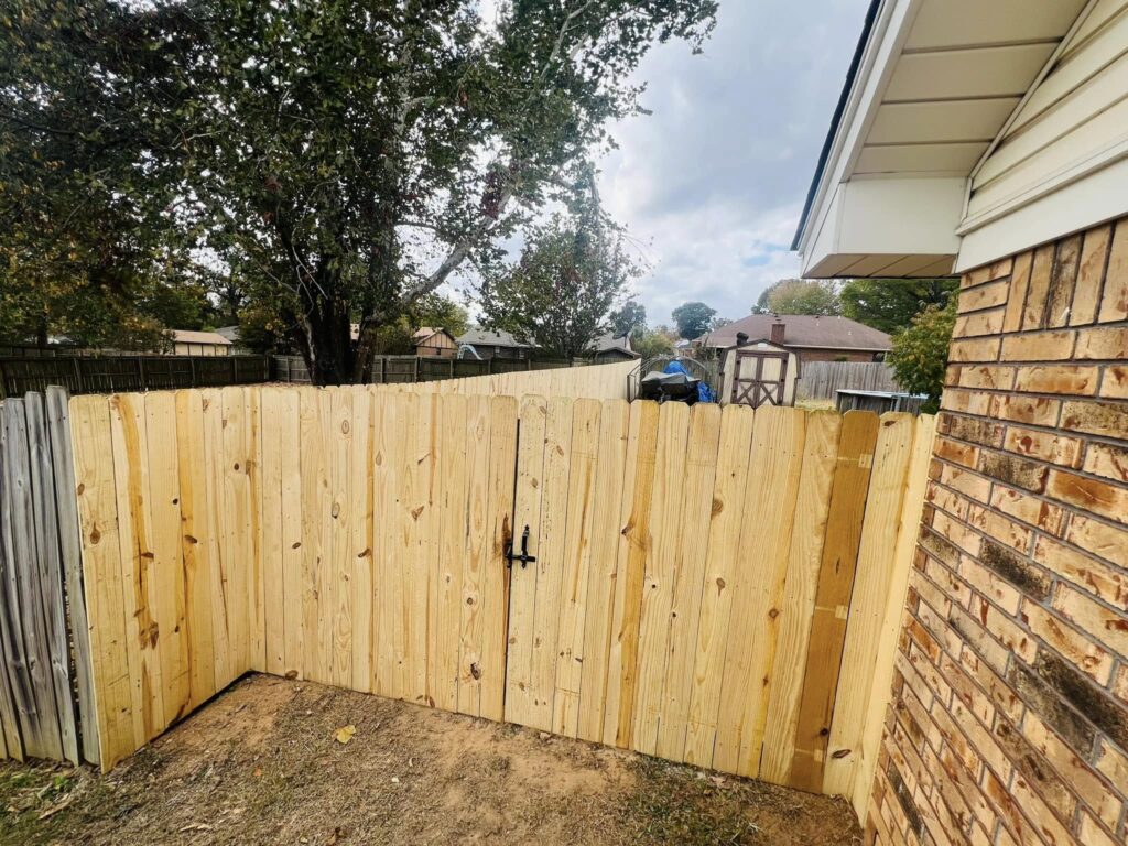 Wood fence restoration