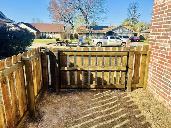 Wood fence restoration